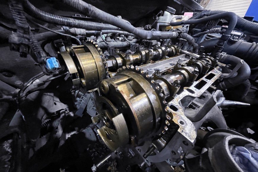 Замена цепи ГРМ на Opel Astra J 1.4 turbo